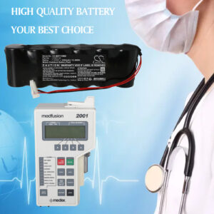 Replacement Battery for Medfusion Infusor 2001, Infusor 2010 Pump, NiCD 1800mAh 7.2V