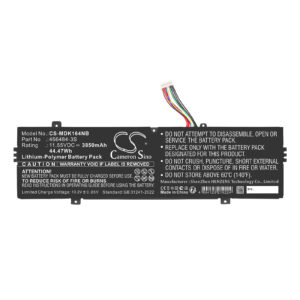 Replacement Battery for Medion 456484-3S, Emdoor NS15TG , Emdoor NS14AR, Li-Polymer 3850mAh 11.55V