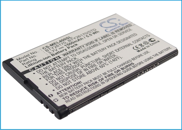 1500 mAh for Elson BTY26170,BTY26170/STD