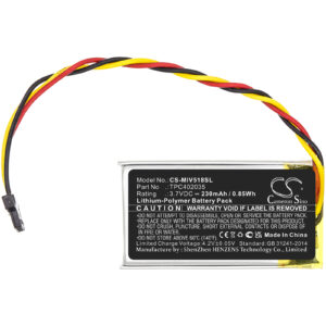 230 mAh for Mio FT402035P,TPC402035