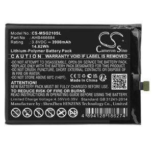 3900 mAh for Meder AHB466684