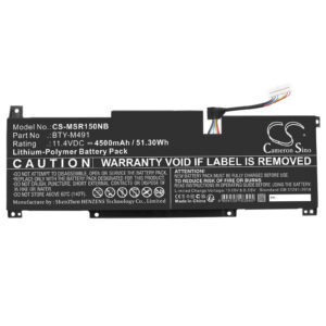 4500 mAh for MSI BTY-M491