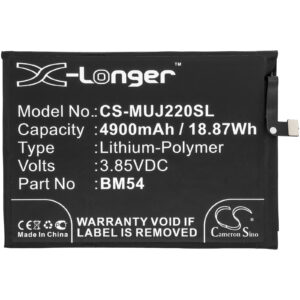 4900 mAh for Redmi BM54
