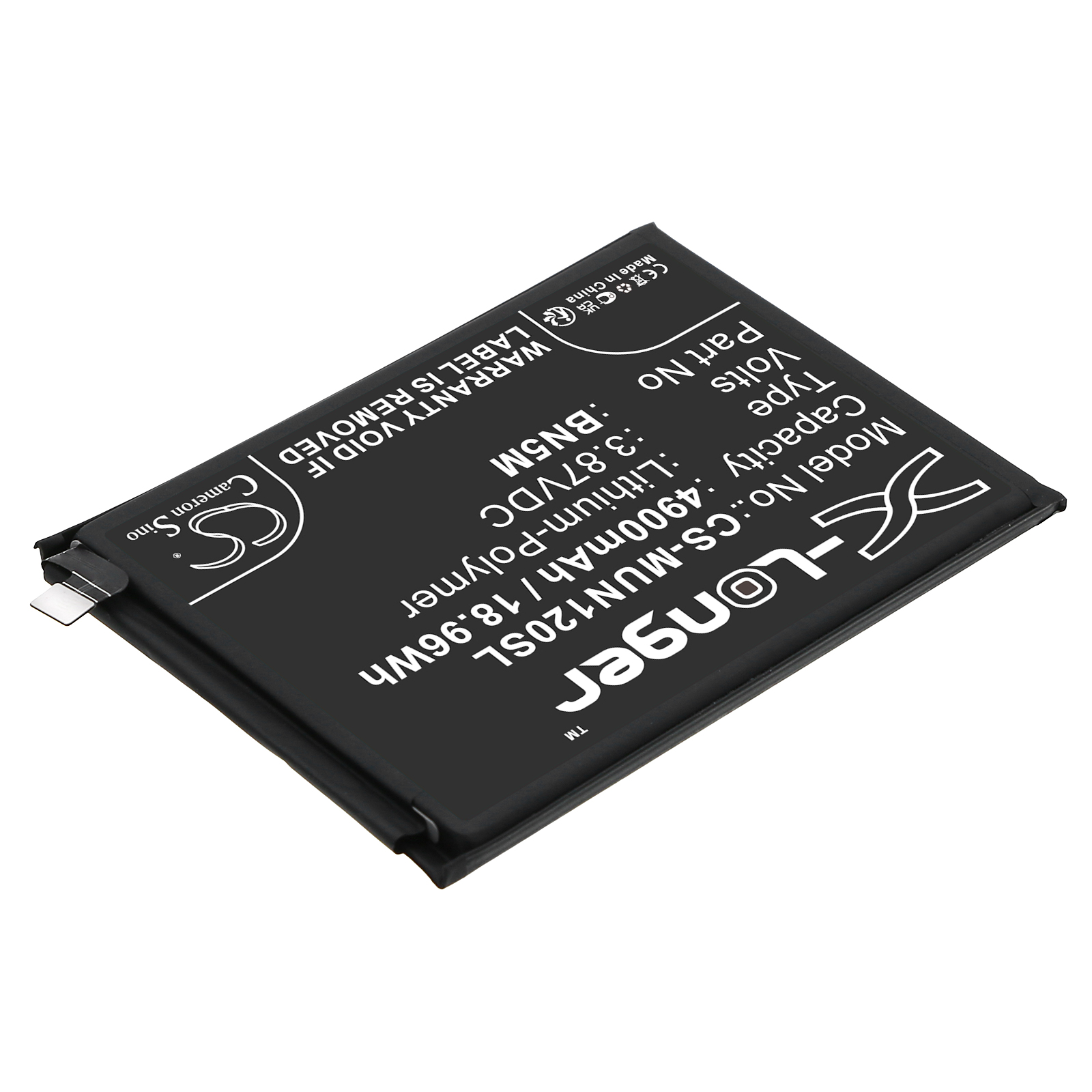4900 mAh for Redmi BN5M