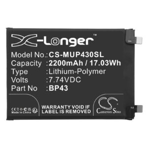 2200 mAh for Xiaomi BP43
