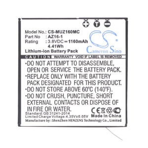 1160 mAh for Xiaomi AZ16-1