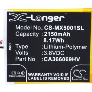 2150 mAh for Medion CA366069HV
