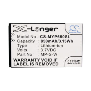 850 mAh for MyPhone MP-S-W