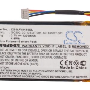 1200 mAh for Navigon 30.13SOT.001,60.13SOT.001,GC500