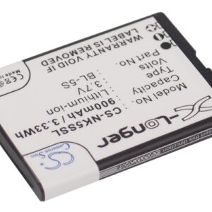 900 mAh for Nokia BL-5S