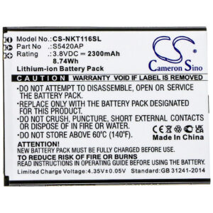 2300 mAh for Nokia S5420AP