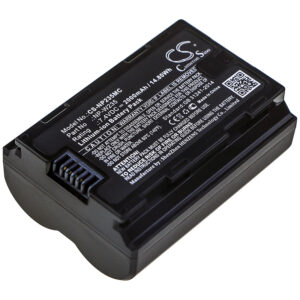 2000 mAh for Fujifilm NP-W235