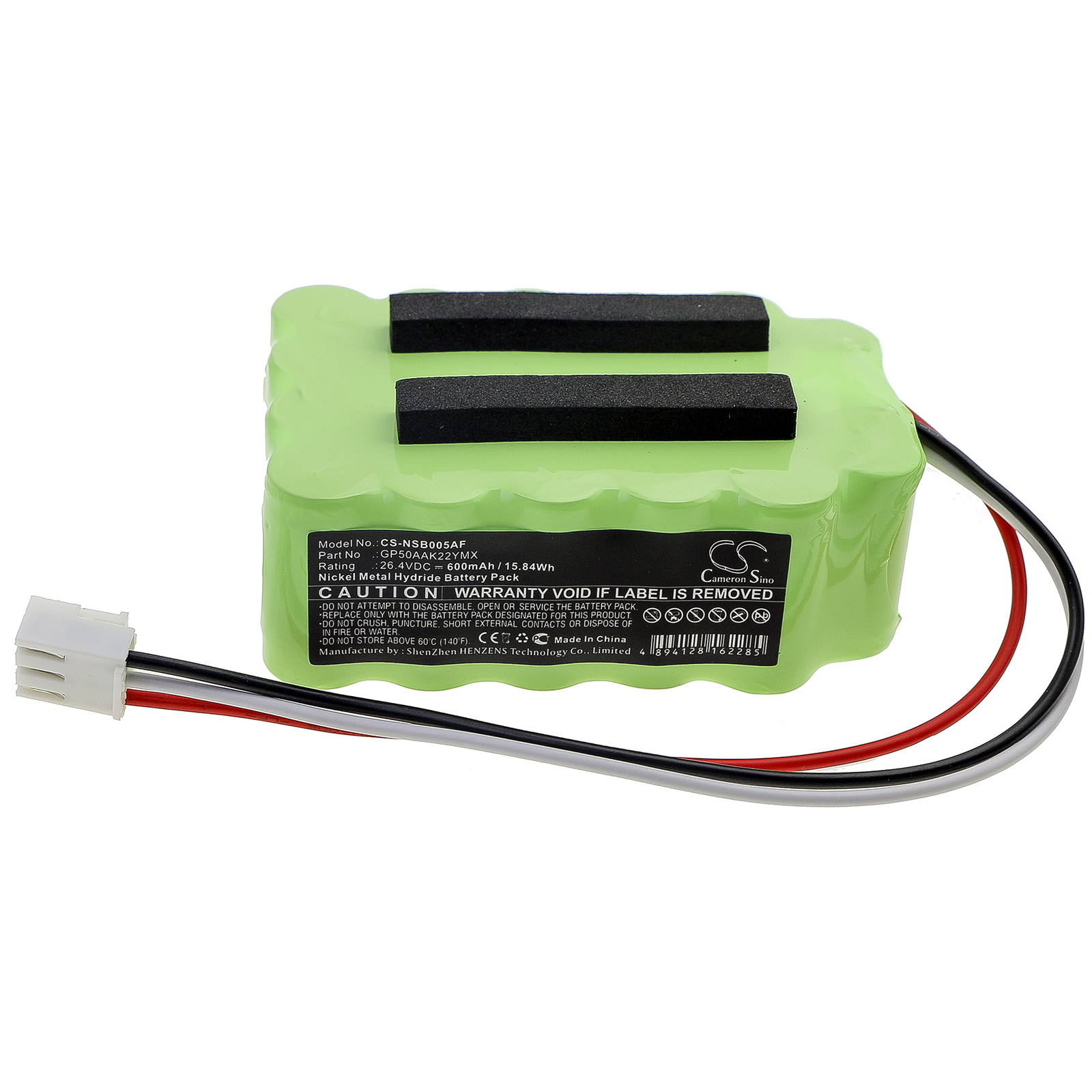 600 mAh for MANUSA GP50AAK22YMX,NT050AAK22YMX-R