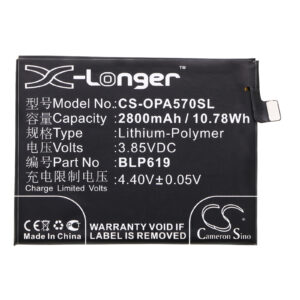 2800 mAh for Oppo BLP619