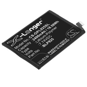 2400 mAh for OnePlus BLP925