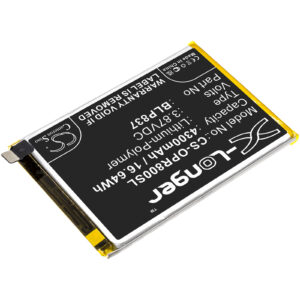 4300 mAh for Oppo BLP837