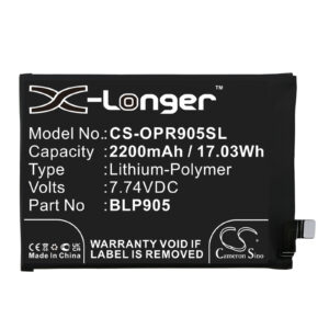 2200 mAh for Oppo BLP905