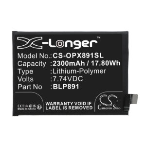 2300 mAh for Oppo BLP891
