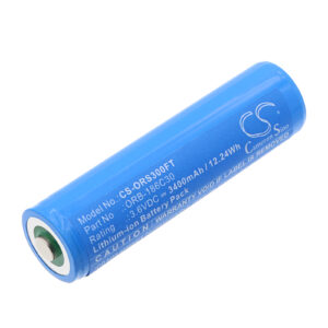 Replacement Battery for Olight S30R II, Baton Pro, H2R headlamp, ORB-186C35, ORB-186C30, ORB-186C32, Lithium-ion 3400mAh