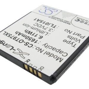 1650 mAh for Alcatel TLi015A1