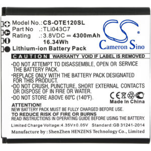 4300 mAh for Alcatel TLi043C7