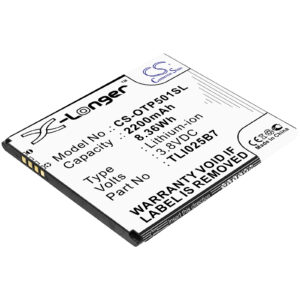 2200 mAh for Alcatel TLI025B7