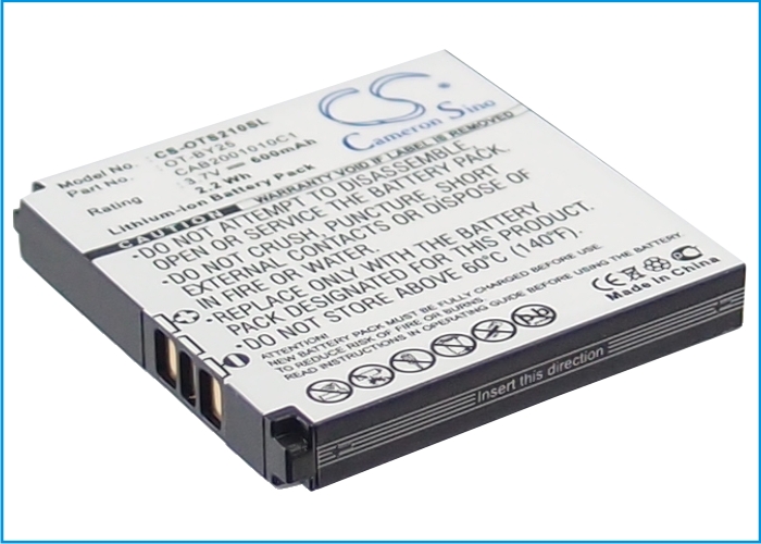 600 mAh for Alcatel B-U81,CAB2001010C1,CAB2001011C1,OT-BY25