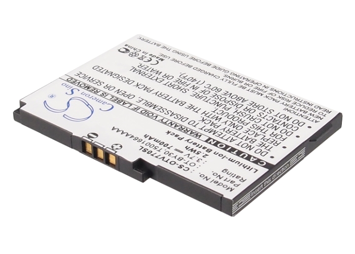 700 mAh for Alcatel B-Lava,CAB30C0000C1,OT-BY30,T5001664AAAA