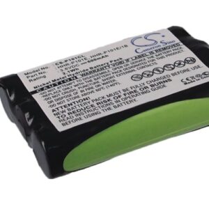 600 mAh for Panasonic HHR-P101E,HHR-P101E/1B