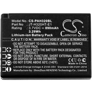 890 mAh for Panasonic JT-H320BT-10,JT-H320HT-E1,JT-H320HT-E2