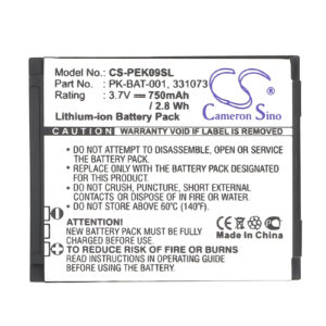 750 mAh for Peek 331073,PK-BAT-001