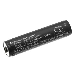 Replacement battery for Peli 3315RZ1, 03315R-3020-000E, Li-ion 3400mAh