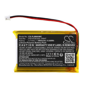 1800 mAh for Pyle PRTPPBCM9.10BAT