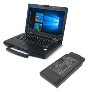 Replacement Battery for Panasonic FZ-VZSU1HU, Toughbook FZ-55 MK1, Lithium-ion 6200mAh 10.8V