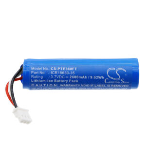 Replacement Battery for Petzl E36NAO, Nao, Nao+, Stirnlampen, Lithium-ion 2600mAh