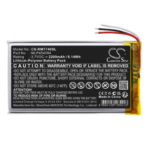 2200 mAh for Rand McNally MLP454094