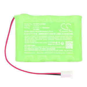 Replacement Battery for Respironics Criterion 40, 60 Monitor, 8-100152-00, OM11511, B11511, 6038, 110579, 11389, NiMH 1800mAh 6 Volts
