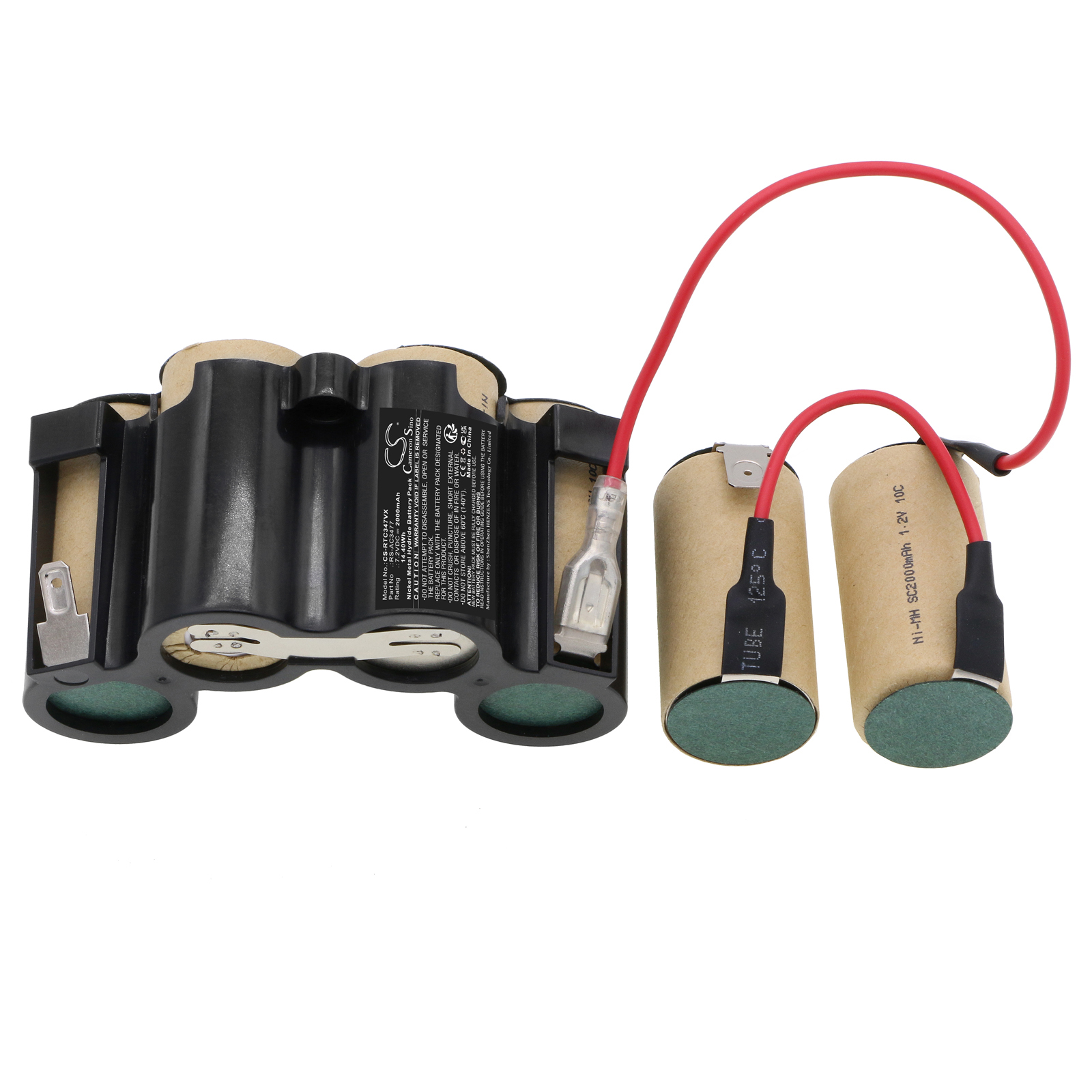 2000 mAh for Rowenta RS-AC3477