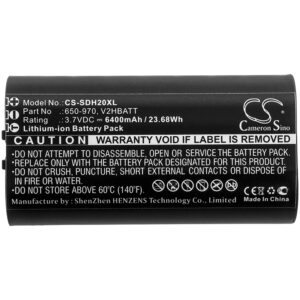 6400 mAh for SportDog 650-970,V2HBATT