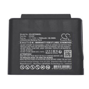 Replacement Battery for Signalfire ZS26F, AI-9, AI-8C, AI-8, AI-7C, AI-7 Optical Fiber Fusion Splicer,