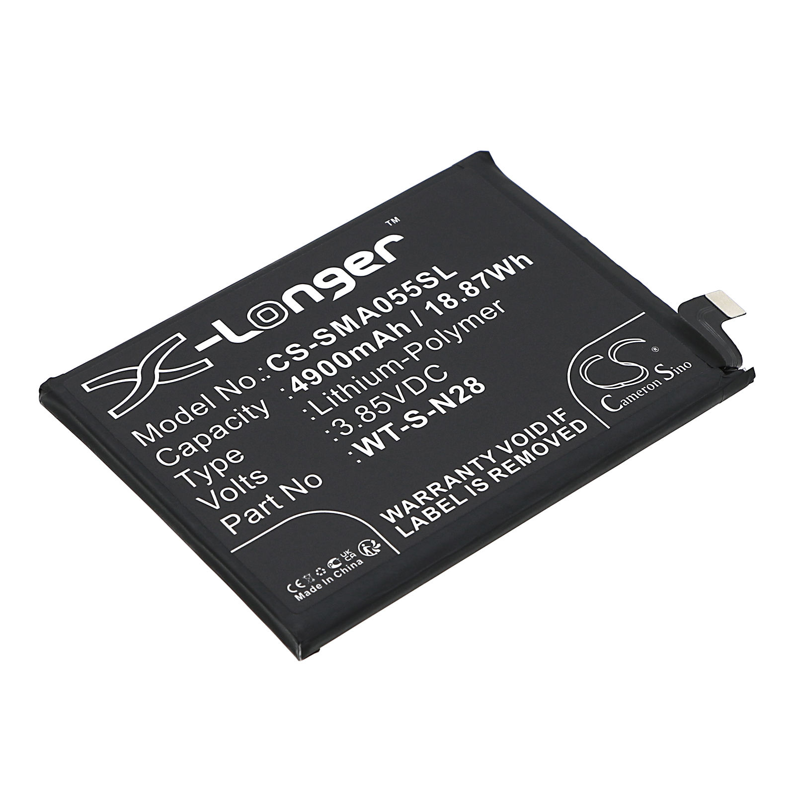 4900 mAh for Samsung GH81-24241A,WT-S-N28
