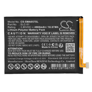 4900 mAh for Samsung GH81-24363A,SLC-51