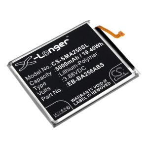 Replacement Battery for Samsung Galaxy A25, A256, A55, EB-BA256ABS, 5000mAh