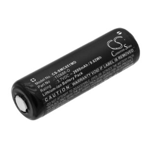 Replaces battery for Somno Medics SomnoScreen type SSC051, 110686-O, 2600mAh