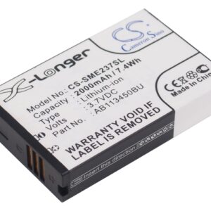 2000 mAh for Samsung AB113450BU,AB113450BUCSTD