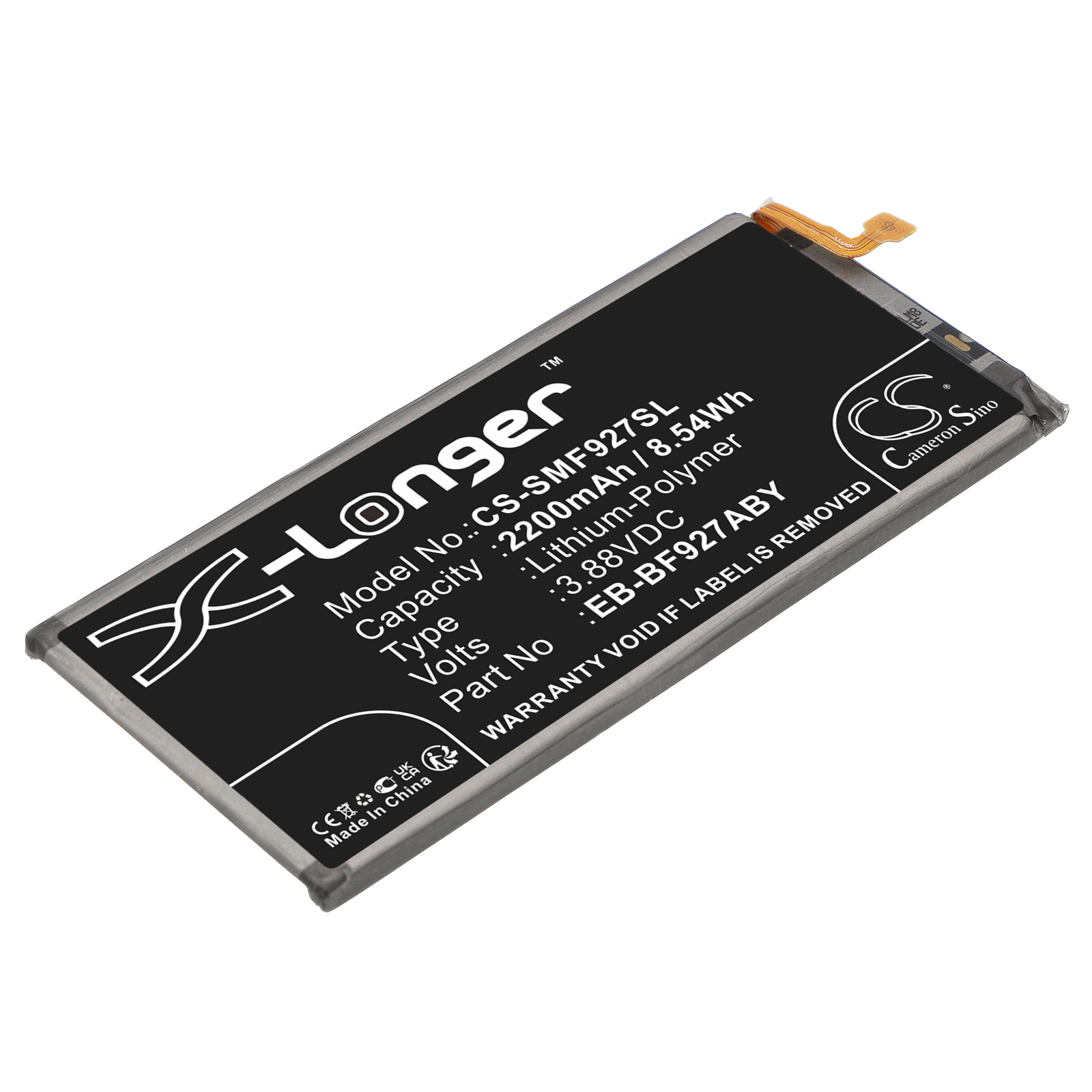 2200 mAh for Samsung EB-BF927ABY,GH82-26237A