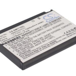 1200 mAh for Samsung AB653450CC