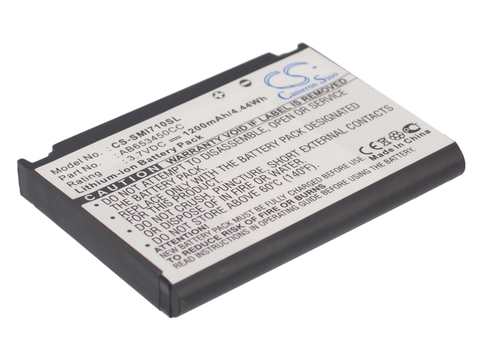 1200 mAh for Samsung AB653450CC