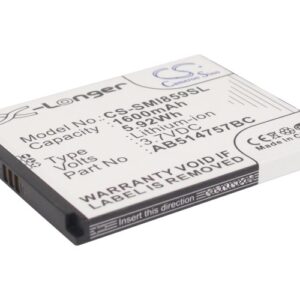 1600 mAh for Samsung AB514757BC