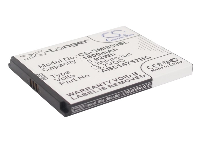 1600 mAh for Samsung AB514757BC